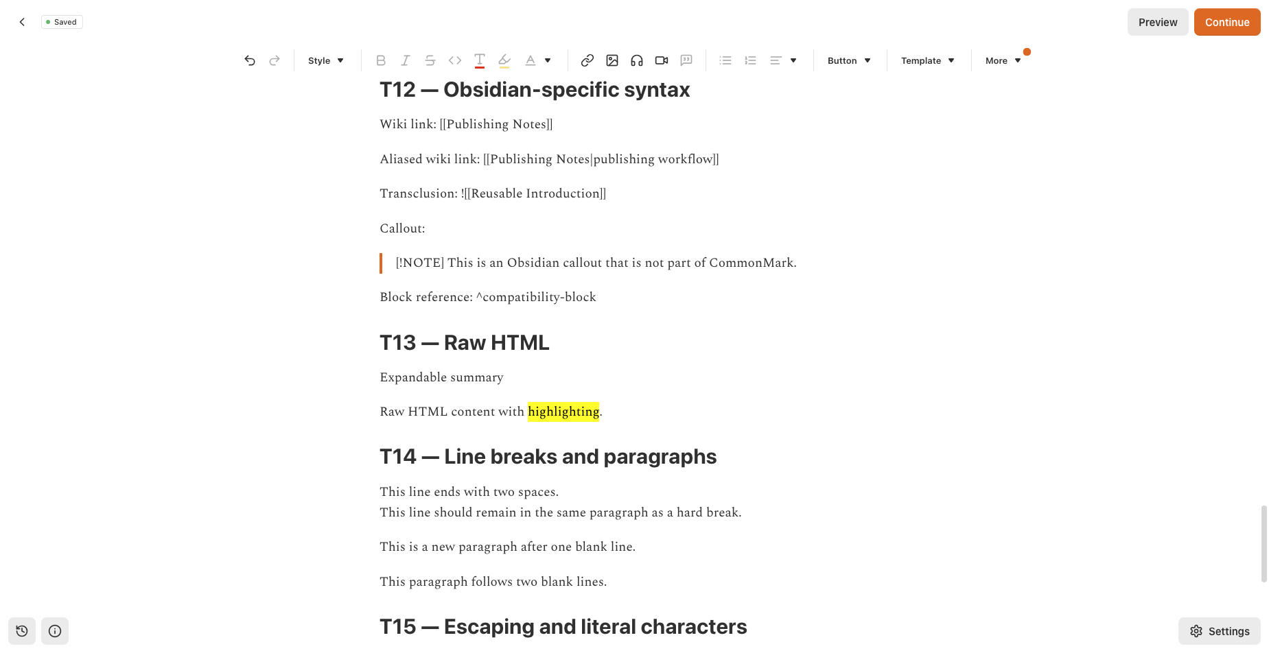 Substack editor on 2026-08-24: Obsidian